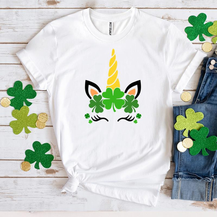 St Patrick's Day Unicorn Shirt,Shamrock Shirt,Saint Patricks Day Shirt 2ST-84 T-Shirt
