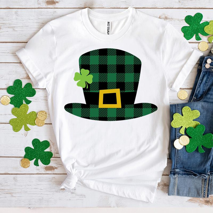 St Patrick's Day Shirts, Shamrock Irish Hat Shirt 2ST-91 T-Shirt