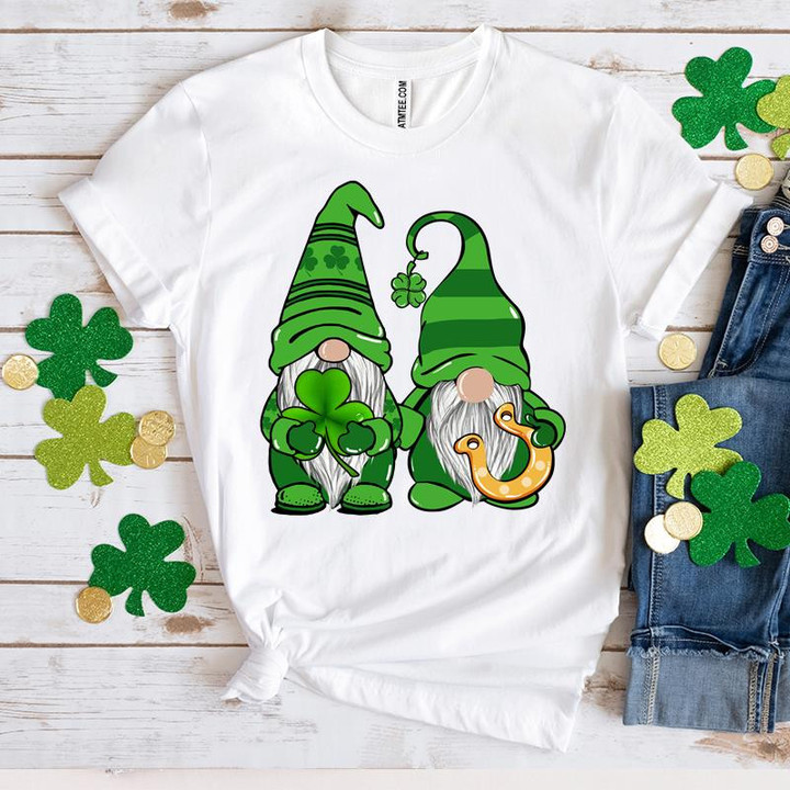St Patrick's Day Shirts, Shamrock Gnomes Shirt, St Patricks Gnome 3ST-06 T-Shirt