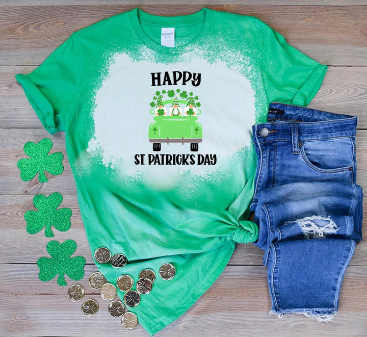 St Patrick's Day Shirts, Happy St Patricks Day 5SP-16 Bleach Shirt