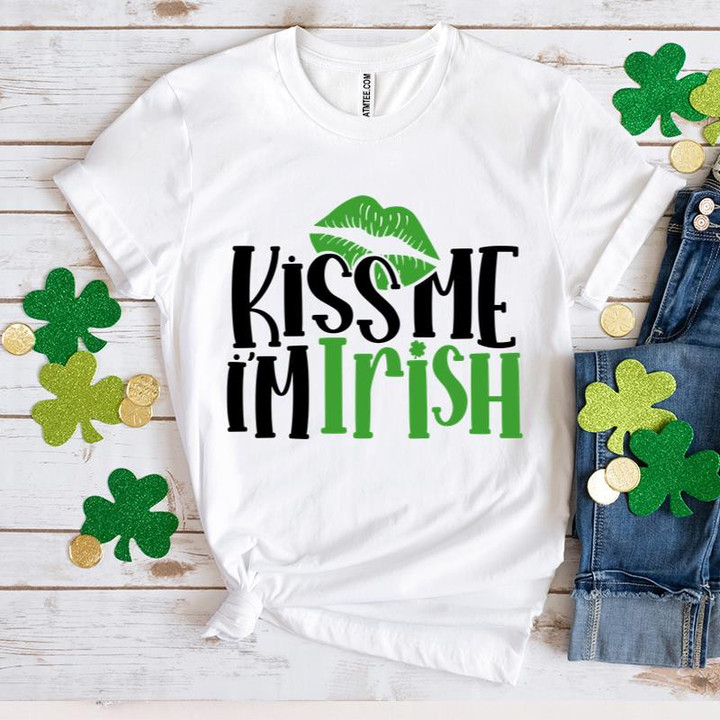 St Patrick's Day Shirts Kiss Me I'm Irish Shirt 5SP-38 T-Shirt