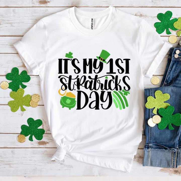 St Patrick's Day Shirts, It's My 1st St Patricks Day 5SP-35 T-Shirt