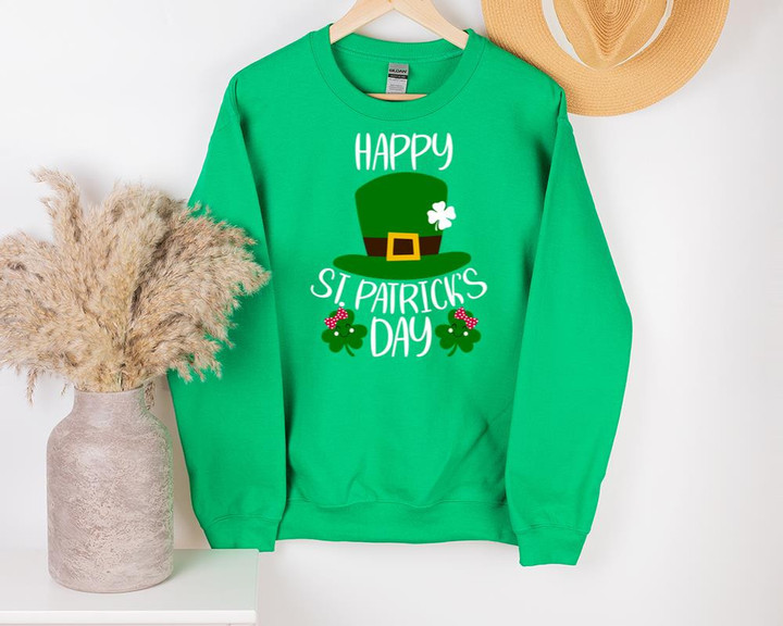 St Patrick's Day Shirts, Happy St Patrick's Day 1STW 05U Sweatshirt