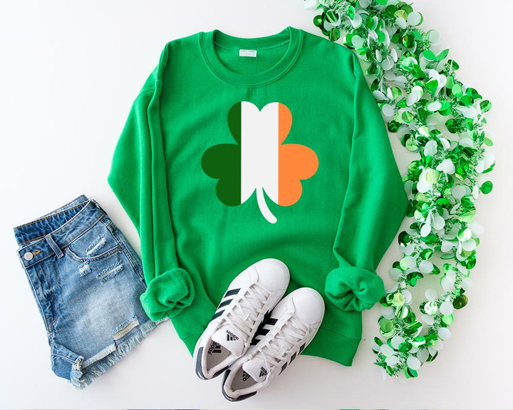 St Patrick_s Day Shirts, Shamrock Irish Shirt 2ST-88W Long Sleeve