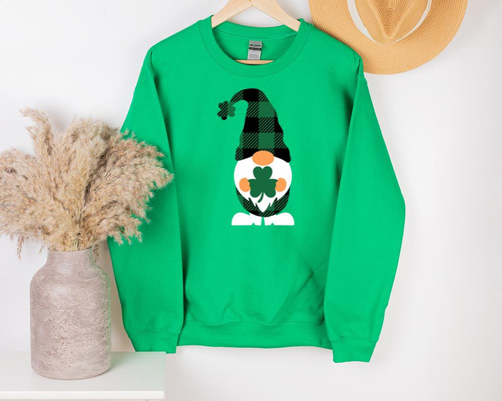 St Patricks Day Gnome Shirt,Shamrock Shirt 2ST-51WU Sweatshirt