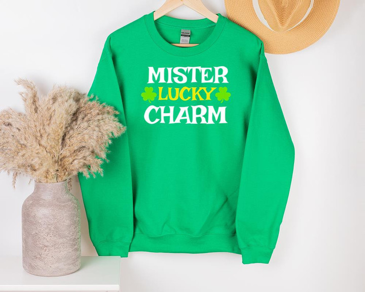 St Patrick_s Day Shirts, Mister Lucky Charm 2ST-23WU Sweatshirt