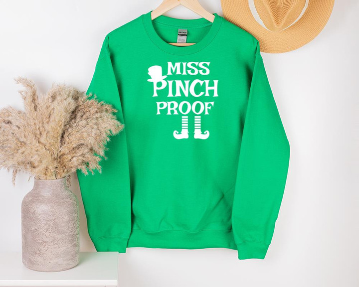 St Patrick's Day Shirts, Miss Pinch Proof 2STW-04U Sweatshirt