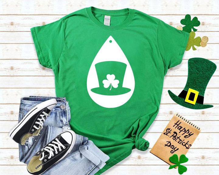St Patrick_s Day Shirts, Shamrock Hat Irish, 2ST-45W T-Shirt