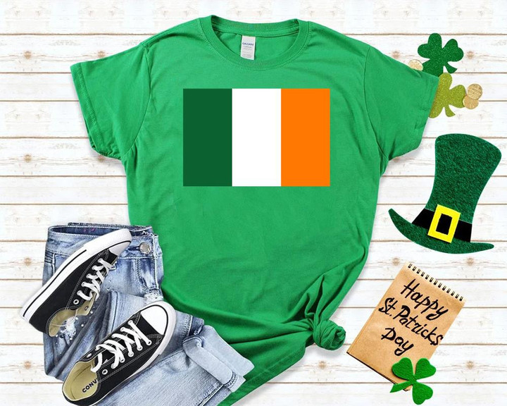 St Patrick_s Day Shirts, Irish Flag Shirt 2ST-89W T-Shirt
