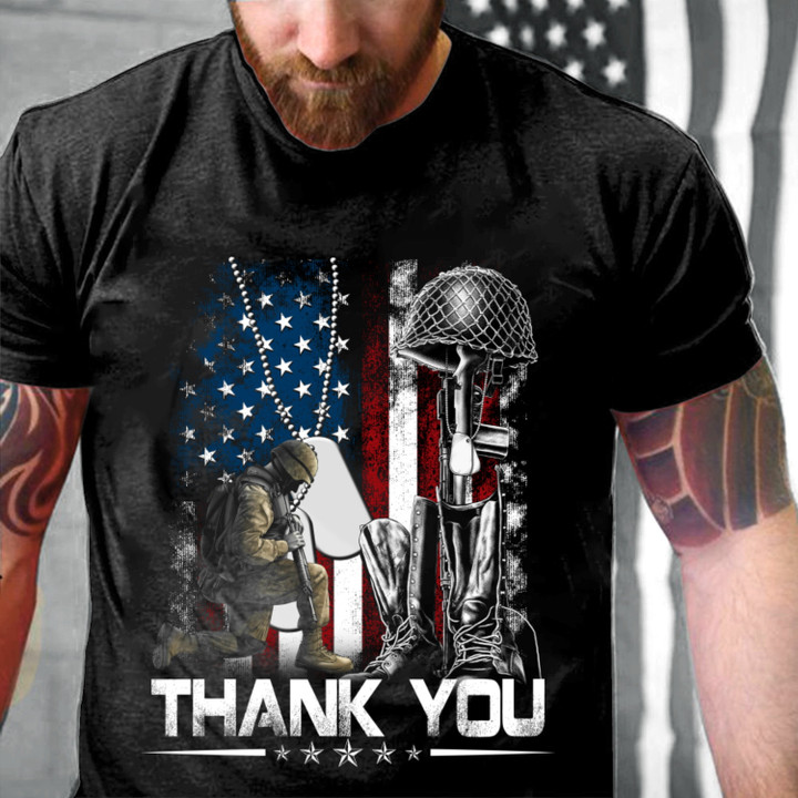 Thank You Fallen Soldier Veteran Shirt, Memorial Day Shirt