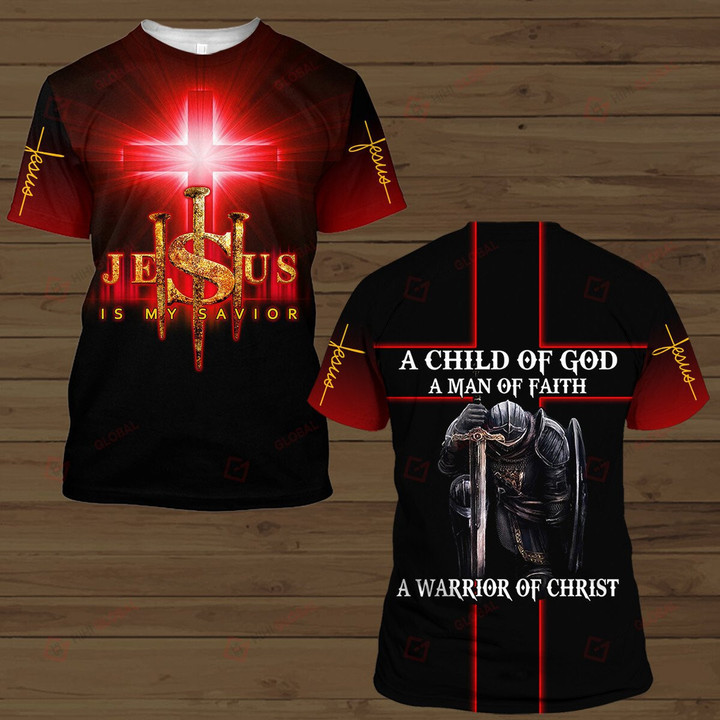 A Child Of God A Man Of Faith A Of Chirst V6 All Over Printed Shirts