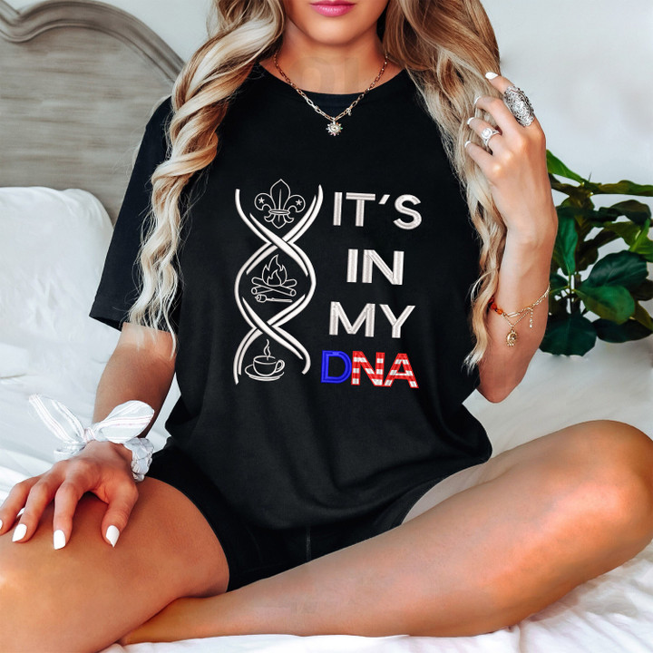 Scout It's In My DNA Embroidered Sweatshirt Hoodie Tshirt 2879