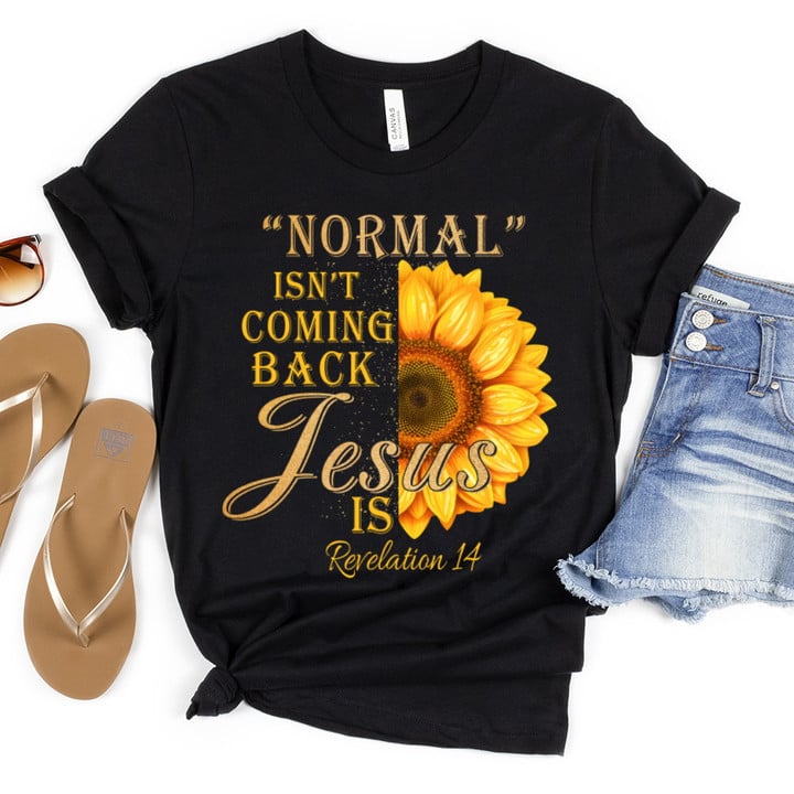 Normal Isn't Coming Back Jesus Is T-Shirt NV23823