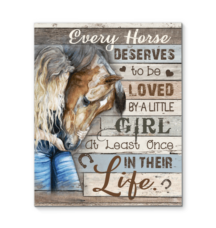 Horse Matte Canvas Giving Horse Lovers Every Horse Deserves To Be Loved