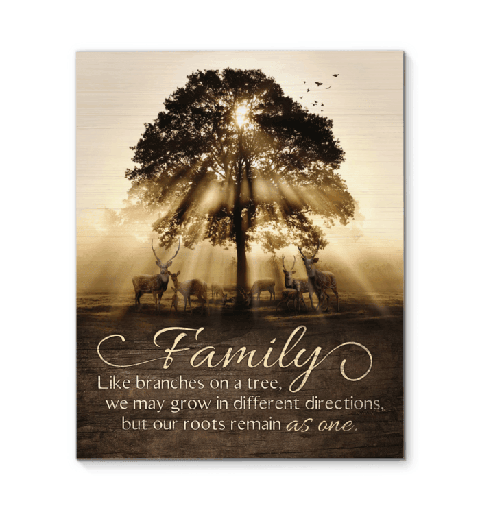 Family Like Branches On A Tree Special Matte Canvas