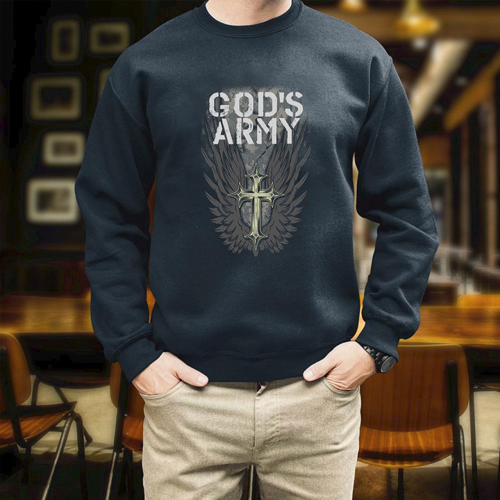 Army God's Army Standard Printed 2D Unisex Sweatshirt