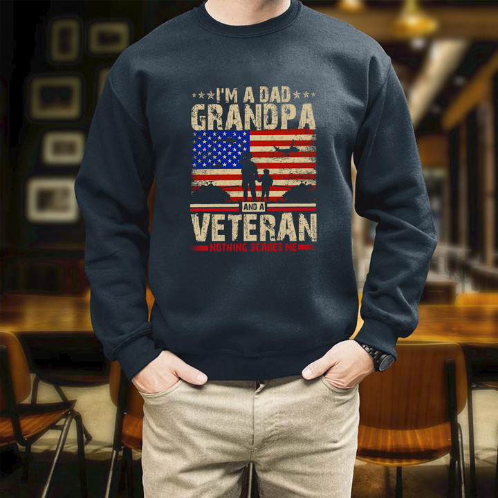 Grandpa Pappy Being Grandpa Is An Honor Being Pappy Is Priceless Printed 2D Unisex Sweatshirt