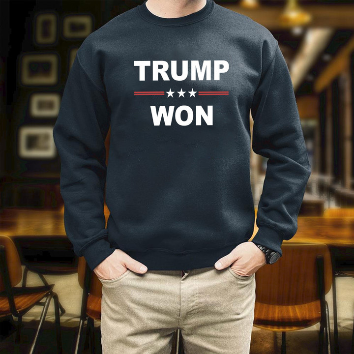 Trump Trump 2024 Donald Trump Trump Won Printed 2D Unisex Sweatshirt