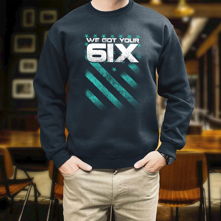 PTSD Awareness Got Your Six Printed 2D Unisex Sweatshirt