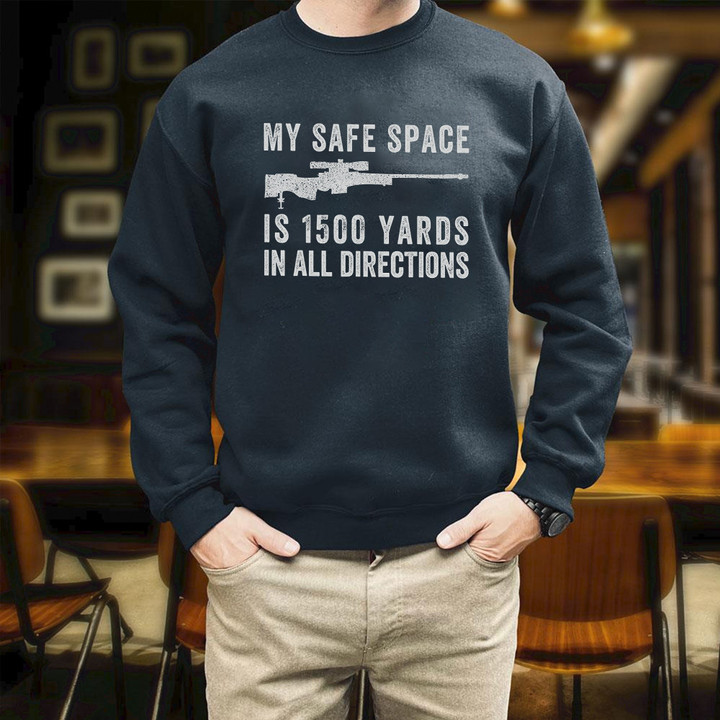 Veterans Snowflake Safe Spaces Sniper Printed 2D Unisex Sweatshirt