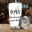 Havanese Dogs Leave Paw Prints On Your Heart Tumbler Stainless Steel