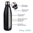 Soft Coated Wheaten Terrier Dogs Leave Paw Prints On Your Heart Insulated Water Bottle