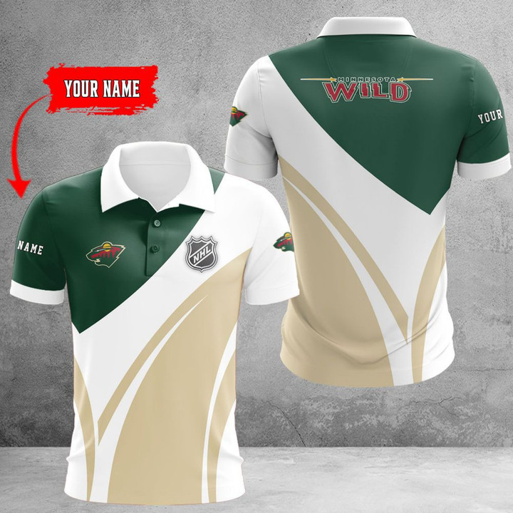 Minnesota Wild Polo Shirt and Cap Combo WINAHB10024
