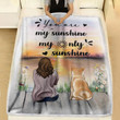 Shiba Inu Dog You Are My Sunshine My Only Sunshine Blanket
