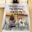 Jack Russell Terrier Dog You Are My Sunshine My Only Sunshine Blanket