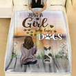 Chihuahua Dog Just a Girl Who Loves Dogs Blanket