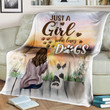 Chihuahua Dog Just a Girl Who Loves Dogs Blanket