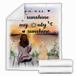 Labradoodle Dog You Are My Sunshine My Only Sunshine Blanket