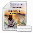 Akita Dog You Are My Sunshine My Only Sunshine Blanket