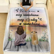 Pug Dog You Are My Sunshine My Only Sunshine Blanket