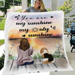 Basset Hound Dog You Are My Sunshine My Only Sunshine Blanket