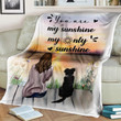 Australian Shepherd Dog You Are My Sunshine My Only Sunshine Blanket