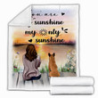 Belgian Malinois Dog You Are My Sunshine My Only Sunshine Blanket