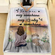 Shih Tzu Dog You Are My Sunshine My Only Sunshine Blanket