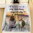 German Shepherd Dog You Are My Sunshine My Only Sunshine Blanket