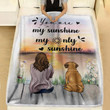 Puggle Dog You Are My Sunshine My Only Sunshine Blanket