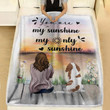 Cavalier King Charles Spaniel Dog You Are My Sunshine My Only Sunshine Blanket