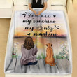 Rhodesian Ridgeback Dog You Are My Sunshine My Only Sunshine Blanket