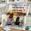 Bloodhound Dog You Are My Sunshine My Only Sunshine Blanket