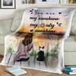 Boston Terrier Dog You Are My Sunshine My Only Sunshine Blanket