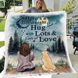 Labrador Retriever Dog Here's A Good Night Hug With Lots & Lots Of Love Blanket