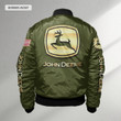 John Deere Army Green Bomber Jacket WINA122645