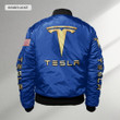 Tesla Blue Bomber Jacket WINA122771