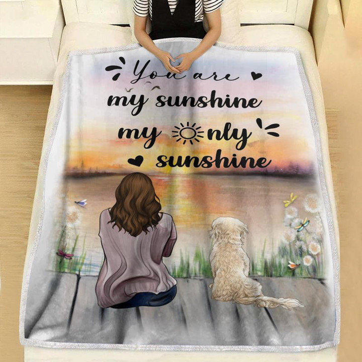 Lhatese Dog You Are My Sunshine My Only Sunshine Blanket