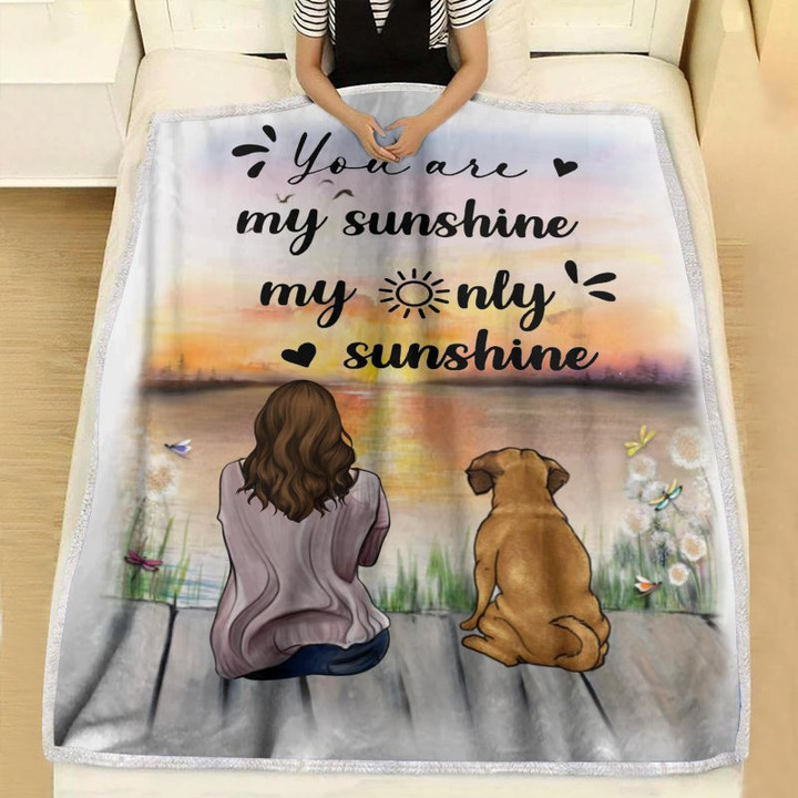 Puggle Dog You Are My Sunshine My Only Sunshine Blanket