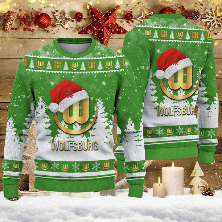 VfL Wolfsburg Ugly Christmas Sweater WINUS11114